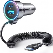 Super Fast 60W USB C Car Charger with Type C Cable