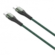 60W Nylon Braided Metal Fast Charging PD Type c to Type c Cable