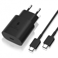 For SAMSUNG 25W Super Fast Charger Power Adapter 3A Type C Cable