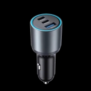 High-Power 95W Multiple Charging Protection Multiple Devices Charging Simultaneously USB Car Charger