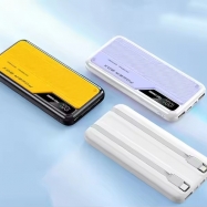 Power Bank Portable 22.5 w Super Fast Charging10000mah Power Bank 20000mah With Built in Cable